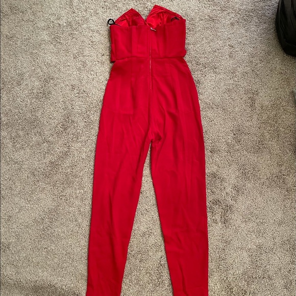 Bebe Strapless Jumpsuit - Picture 2 of 4